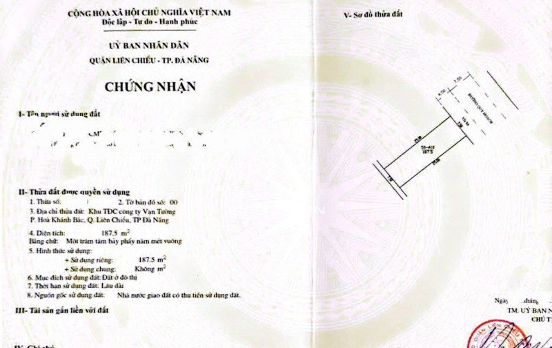 Bán đất đường Phan Văn Thuật - View công viên - Sát biển